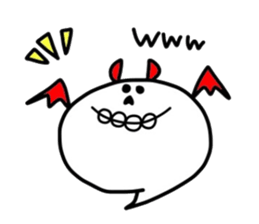 Cute devil's friends sticker #2537703