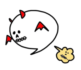Cute devil's friends sticker #2537704