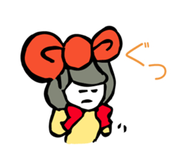 Nice girl notes sticker #2538475