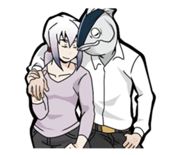 merman&sassy woman sticker #2538549