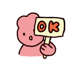 Rabbit ears stuck sticker #2539290