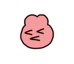 Rabbit ears stuck sticker #2539292