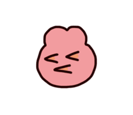 Rabbit ears stuck sticker #2539292