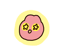 Rabbit ears stuck sticker #2539295