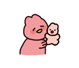 Rabbit ears stuck sticker #2539297