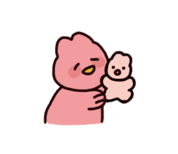 Rabbit ears stuck sticker #2539297