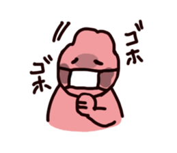 Rabbit ears stuck sticker #2539299