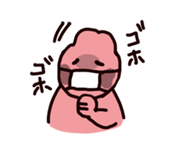 Rabbit ears stuck sticker #2539299