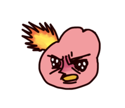 Rabbit ears stuck sticker #2539301