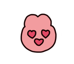 Rabbit ears stuck sticker #2539303