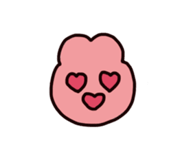 Rabbit ears stuck sticker #2539303