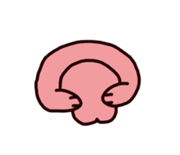 Rabbit ears stuck sticker #2539307