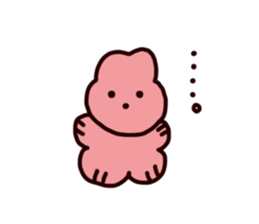 Rabbit ears stuck sticker #2539310