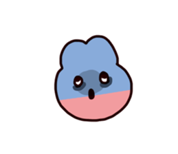 Rabbit ears stuck sticker #2539311