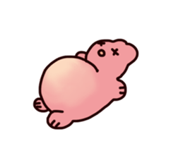 Rabbit ears stuck sticker #2539318