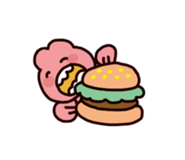 Rabbit ears stuck sticker #2539324