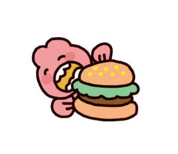 Rabbit ears stuck sticker #2539324