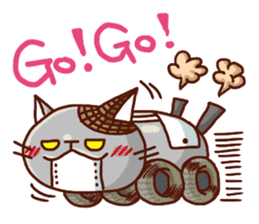 the pad of cat @ robot sticker #2539618