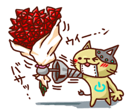 the pad of cat @ robot sticker #2539623
