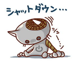 the pad of cat @ robot sticker #2539627