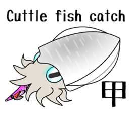 Big fin reef squid Sticker sticker #2539779