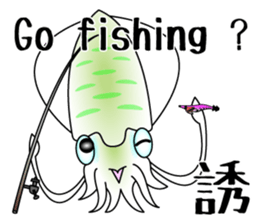 Big fin reef squid Sticker sticker #2539783