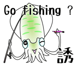 Big fin reef squid Sticker sticker #2539783