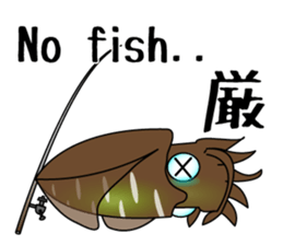 Big fin reef squid Sticker sticker #2539793