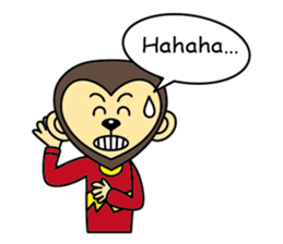 Amigo Monkey  (English version) sticker #2540090