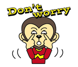 Amigo Monkey  (English version) sticker #2540092