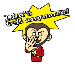 Amigo Monkey  (English version) sticker #2540093