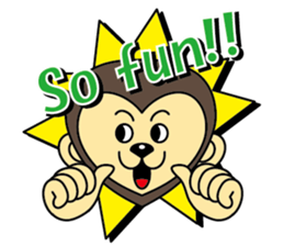 Amigo Monkey  (English version) sticker #2540095