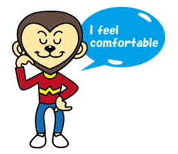 Amigo Monkey  (English version) sticker #2540096