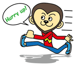 Amigo Monkey  (English version) sticker #2540097