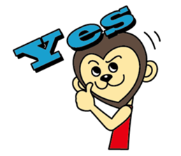 Amigo Monkey  (English version) sticker #2540100