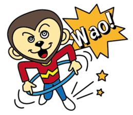Amigo Monkey  (English version) sticker #2540101