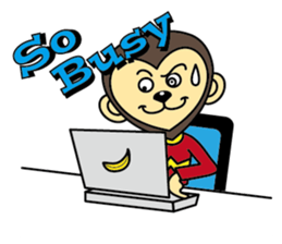 Amigo Monkey  (English version) sticker #2540104