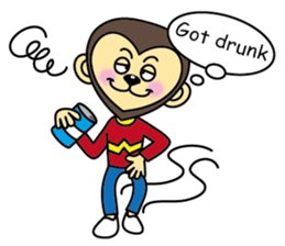 Amigo Monkey  (English version) sticker #2540105