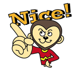 Amigo Monkey  (English version) sticker #2540106