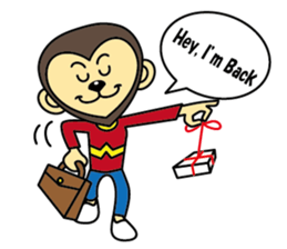 Amigo Monkey  (English version) sticker #2540110