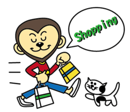 Amigo Monkey  (English version) sticker #2540112