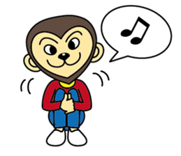 Amigo Monkey  (English version) sticker #2540115
