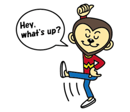 Amigo Monkey  (English version) sticker #2540116