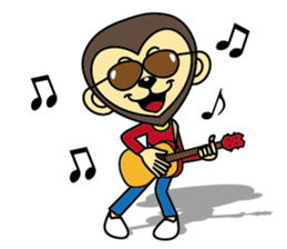 Amigo Monkey  (English version) sticker #2540117