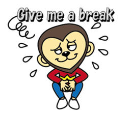 Amigo Monkey  (English version) sticker #2540118