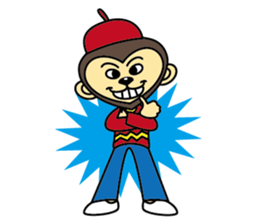 Amigo Monkey  (English version) sticker #2540119