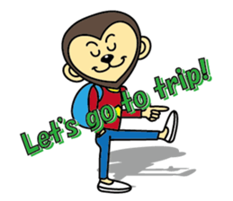 Amigo Monkey  (English version) sticker #2540122