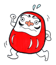daruma doll darukichi sticker #2540152