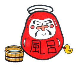 daruma doll darukichi sticker #2540158