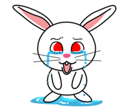 White rabbit PANKU sticker #2540348
